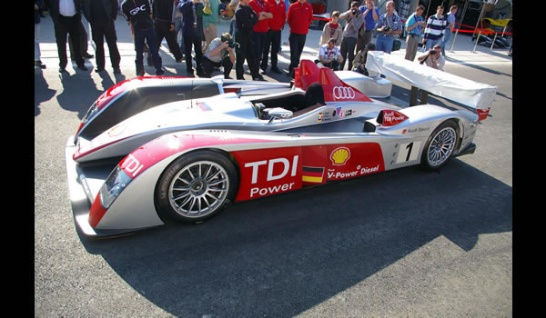 AUDI R10 TDI 24 Hours Le Mans 2007 Test Days  lateral